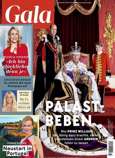 Titelbild der Ausgabe 43/2025 von Gala. Diese Zeitschrift und viele weitere Lifestylemagazine und Peoplemagazine als Abo oder epaper bei United Kiosk online kaufen.