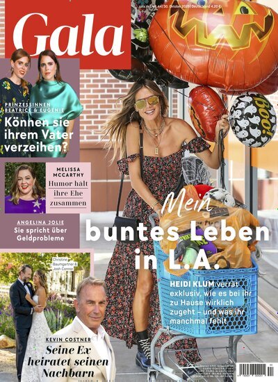 Titelbild der Ausgabe 44/2025 von Gala. Diese Zeitschrift und viele weitere Lifestylemagazine und Peoplemagazine als Abo oder epaper bei United Kiosk online kaufen.