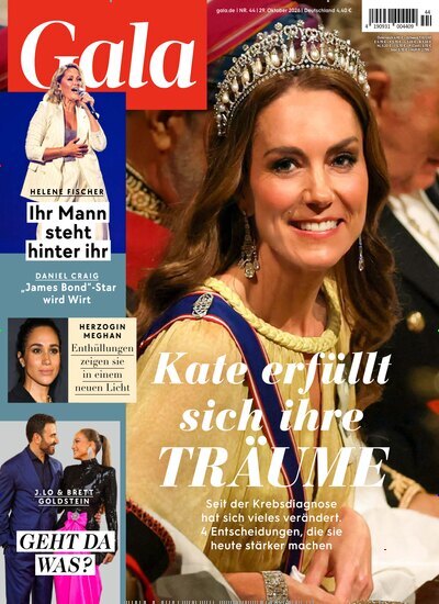 Titelbild der Ausgabe 44/2026 von Gala. Diese Zeitschrift und viele weitere Lifestylemagazine und Peoplemagazine als Abo oder epaper bei United Kiosk online kaufen.