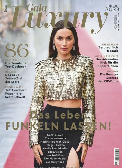 Titelbild der Ausgabe 1/2023 von Gala Luxury. Diese Zeitschrift und viele weitere Lifestylemagazine und Peoplemagazine als Abo oder epaper bei United Kiosk online kaufen.
