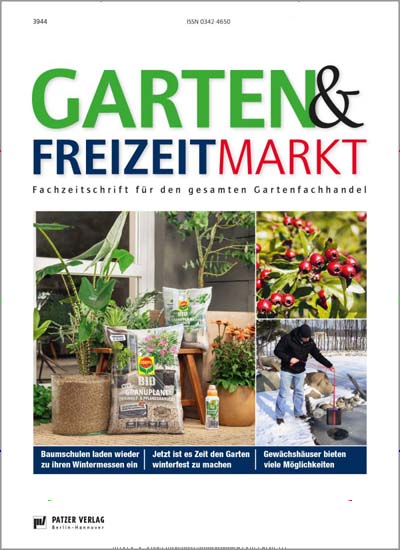 Titelbild der Ausgabe 2/2024 von Garten- und Freizeitmarkt. Diese Zeitschrift und viele weitere Naturzeitschriften, Landwirtschaftszeitungen und Umweltmagazine als Abo oder epaper bei United Kiosk online kaufen.