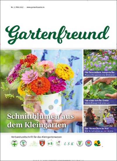 Titelbild der Ausgabe 5/2022 von Gartenfreund. Diese Zeitschrift und viele weitere Naturzeitschriften, Landwirtschaftszeitungen und Umweltmagazine als Abo oder epaper bei United Kiosk online kaufen.