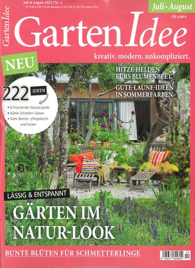 Titelbild der Ausgabe 4/2023 von GartenIdee. Diese Zeitschrift und viele weitere Gartenzeitschriften und Wohnzeitschriften als Abo oder epaper bei United Kiosk online kaufen.