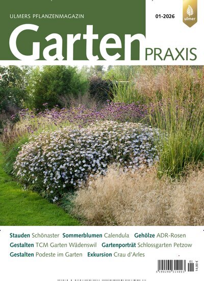 Titelbild der Ausgabe 1/2026 von Gartenpraxis. Diese Zeitschrift und viele weitere Naturzeitschriften, Landwirtschaftszeitungen und Umweltmagazine als Abo oder epaper bei United Kiosk online kaufen.