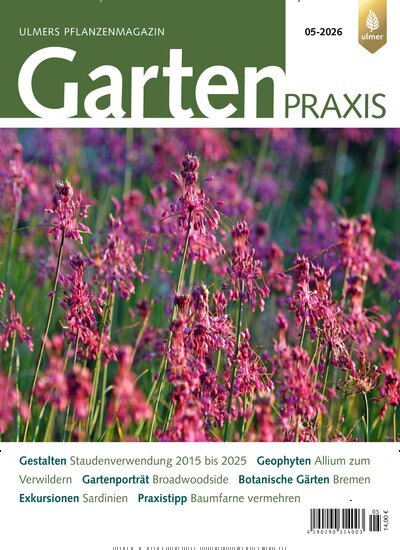 Titelbild der Ausgabe 5/2026 von Gartenpraxis. Diese Zeitschrift und viele weitere Naturzeitschriften, Landwirtschaftszeitungen und Umweltmagazine als Abo oder epaper bei United Kiosk online kaufen.