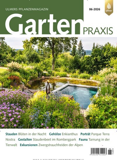 Titelbild der Ausgabe 6/2026 von Gartenpraxis. Diese Zeitschrift und viele weitere Naturzeitschriften, Landwirtschaftszeitungen und Umweltmagazine als Abo oder epaper bei United Kiosk online kaufen.
