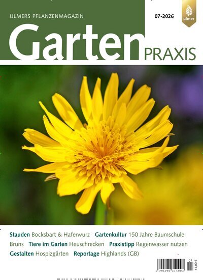 Titelbild der Ausgabe 7/2026 von Gartenpraxis. Diese Zeitschrift und viele weitere Naturzeitschriften, Landwirtschaftszeitungen und Umweltmagazine als Abo oder epaper bei United Kiosk online kaufen.