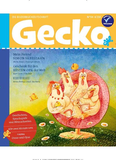 Titelbild der Ausgabe 94/2023 von Gecko. Diese Zeitschrift und viele weitere Jugendzeitschriften und Kinderzeitschriften als Abo oder epaper bei United Kiosk online kaufen.