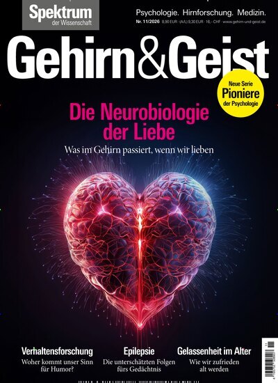 Titelbild der Ausgabe 11/2026 von Gehirn & Geist. Diese Zeitschrift und viele weitere Reisemagazine, Freizeitmagazine und Wissensmagazine als Abo oder epaper bei United Kiosk online kaufen.