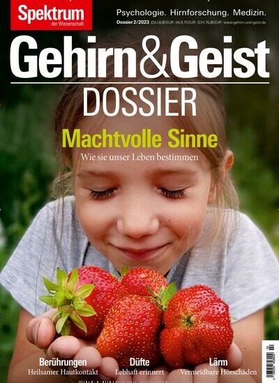 Titelbild der Ausgabe 2/2023 von Gehirn & Geist Dossier. Diese Zeitschrift und viele weitere Reisemagazine, Freizeitmagazine und Wissensmagazine als Abo oder epaper bei United Kiosk online kaufen.