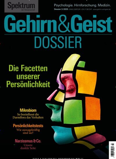 Titelbild der Ausgabe 3/2025 von Gehirn & Geist Dossier. Diese Zeitschrift und viele weitere Reisemagazine, Freizeitmagazine und Wissensmagazine als Abo oder epaper bei United Kiosk online kaufen.
