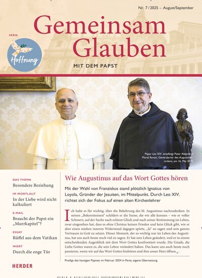 Titelbild der Ausgabe 7/2025 von Gemeinsam Glauben. Diese Zeitschrift und viele weitere Kunstmagazine und Kulturmagazine als Abo oder epaper bei United Kiosk online kaufen.