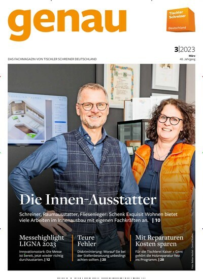 Titelbild der Ausgabe 3/2023 von genau. Diese Zeitschrift und viele weitere Architekturzeitschriften und Bauzeitschriften als Abo oder epaper bei United Kiosk online kaufen.