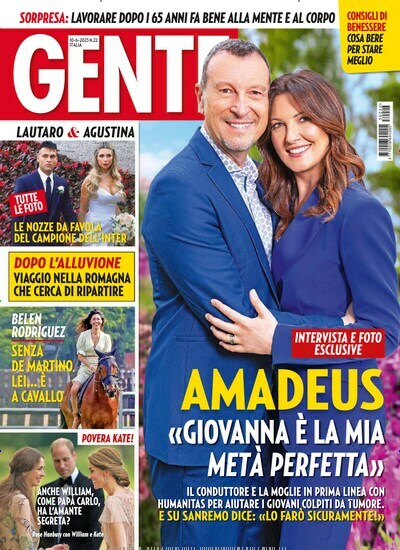 Titelbild der Ausgabe 22/2023 von Gente. Diese Zeitschrift und viele weitere Lifestylemagazine und Peoplemagazine als Abo oder epaper bei United Kiosk online kaufen.