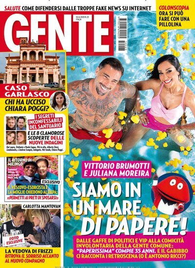 Titelbild der Ausgabe 23/2025 von Gente. Diese Zeitschrift und viele weitere Lifestylemagazine und Peoplemagazine als Abo oder epaper bei United Kiosk online kaufen.