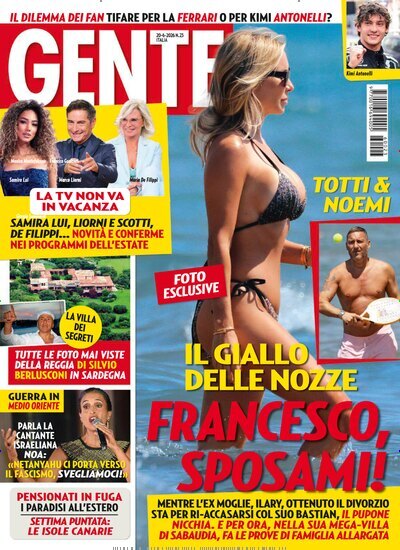 Titelbild der Ausgabe 23/2026 von Gente. Diese Zeitschrift und viele weitere Lifestylemagazine und Peoplemagazine als Abo oder epaper bei United Kiosk online kaufen.