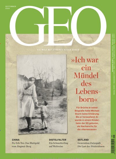 Titelbild der Ausgabe 9/2025 von GEO. Diese Zeitschrift und viele weitere Reisemagazine, Freizeitmagazine und Wissensmagazine als Abo oder epaper bei United Kiosk online kaufen.