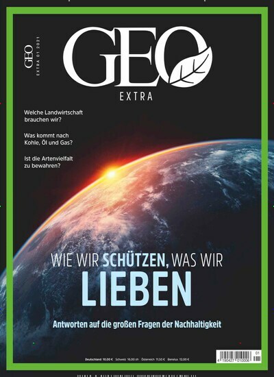 Titelbild der Ausgabe 1/2021 von GEO Extra. Diese Zeitschrift und viele weitere Reisemagazine, Freizeitmagazine und Wissensmagazine als Abo oder epaper bei United Kiosk online kaufen.