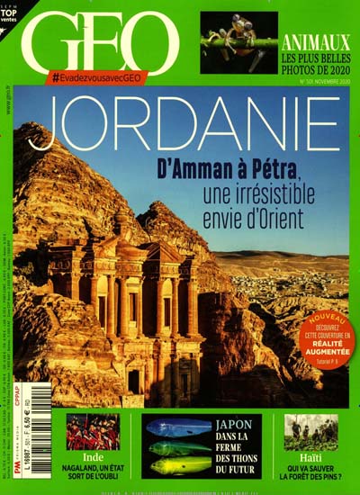 Titelbild der Ausgabe 501/2020 von Geo Frankreich. Diese Zeitschrift und viele weitere Reisemagazine, Freizeitmagazine und Wissensmagazine als Abo oder epaper bei United Kiosk online kaufen.