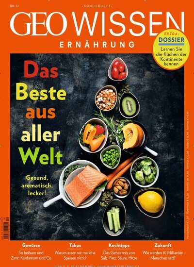 Titelbild der Ausgabe 12/2022 von Geo Wissen Ernährung. Diese Zeitschrift und viele weitere Kochzeitschriften und Backzeitschriften als Abo oder epaper bei United Kiosk online kaufen.