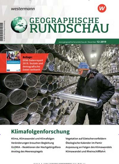 Titelbild der Ausgabe 1/2021 von Geographische Rundschau. Diese Zeitschrift und viele weitere Wissenschaftsmagazine als Abo oder epaper bei United Kiosk online kaufen.
