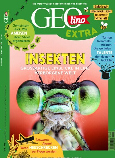 Titelbild der Ausgabe 101/2023 von GEOlino Extra. Diese Zeitschrift und viele weitere Jugendzeitschriften und Kinderzeitschriften als Abo oder epaper bei United Kiosk online kaufen.
