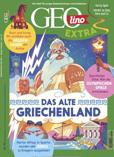Titelbild der Ausgabe 113/2025 von GEOlino Extra. Diese Zeitschrift und viele weitere Jugendzeitschriften und Kinderzeitschriften als Abo oder epaper bei United Kiosk online kaufen.