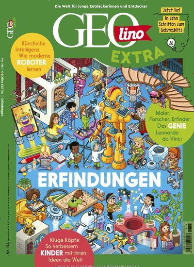 Titelbild der Ausgabe 114/2025 von GEOlino Extra. Diese Zeitschrift und viele weitere Jugendzeitschriften und Kinderzeitschriften als Abo oder epaper bei United Kiosk online kaufen.