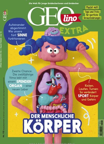 Titelbild der Ausgabe 115/2025 von GEOlino Extra. Diese Zeitschrift und viele weitere Jugendzeitschriften und Kinderzeitschriften als Abo oder epaper bei United Kiosk online kaufen.