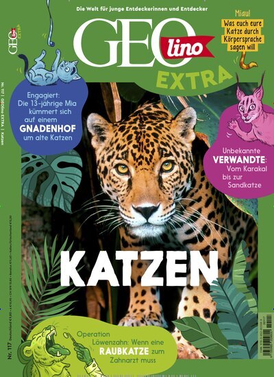 Titelbild der Ausgabe 117/2026 von GEOlino Extra. Diese Zeitschrift und viele weitere Jugendzeitschriften und Kinderzeitschriften als Abo oder epaper bei United Kiosk online kaufen.