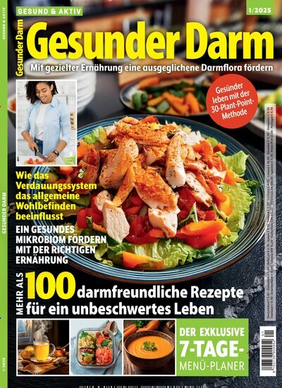 Titelbild der Ausgabe 1/2025 von Gesund & Aktiv. Diese Zeitschrift und viele weitere Elternzeitschriften und Tierzeitschriften als Abo oder epaper bei United Kiosk online kaufen.