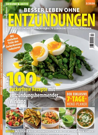 Titelbild der Ausgabe 2/2026 von Gesund & Aktiv. Diese Zeitschrift und viele weitere Elternzeitschriften und Tierzeitschriften als Abo oder epaper bei United Kiosk online kaufen.
