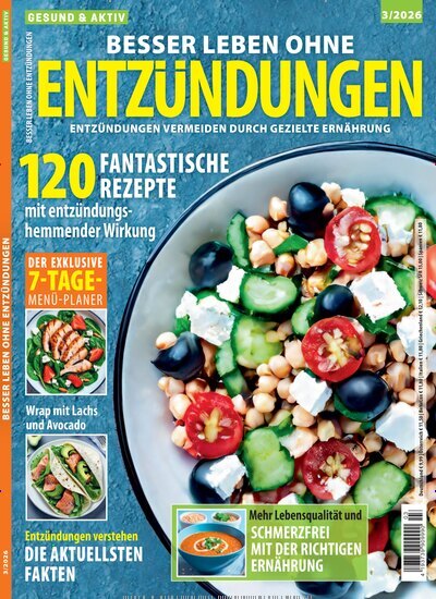 Titelbild der Ausgabe 3/2026 von Gesund & Aktiv. Diese Zeitschrift und viele weitere Elternzeitschriften und Tierzeitschriften als Abo oder epaper bei United Kiosk online kaufen.