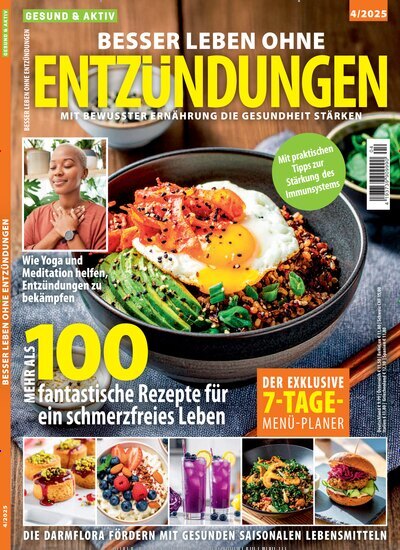 Titelbild der Ausgabe 4/2025 von Gesund & Aktiv. Diese Zeitschrift und viele weitere Elternzeitschriften und Tierzeitschriften als Abo oder epaper bei United Kiosk online kaufen.
