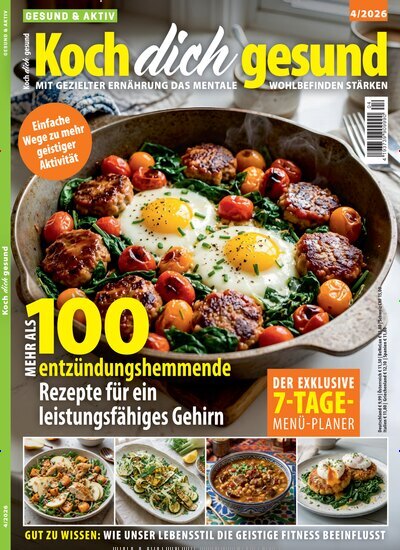 Titelbild der Ausgabe 4/2026 von Gesund & Aktiv. Diese Zeitschrift und viele weitere Elternzeitschriften und Tierzeitschriften als Abo oder epaper bei United Kiosk online kaufen.