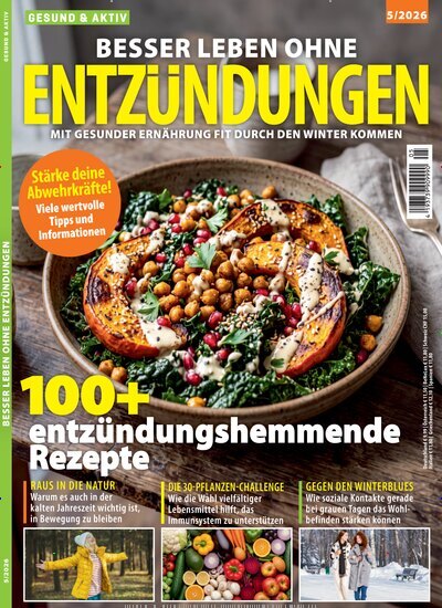 Titelbild der Ausgabe 5/2026 von Gesund & Aktiv. Diese Zeitschrift und viele weitere Elternzeitschriften und Tierzeitschriften als Abo oder epaper bei United Kiosk online kaufen.