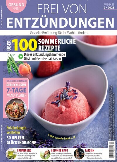 Titelbild der Ausgabe 2/2025 von Gesund sein!. Diese Zeitschrift und viele weitere Elternzeitschriften und Tierzeitschriften als Abo oder epaper bei United Kiosk online kaufen.