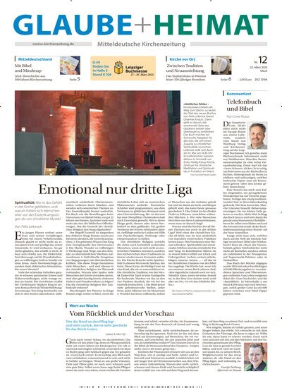 Titelbild der Ausgabe 12/2025 von Glaube + Heimat. Diese Zeitschrift und viele weitere Kunstmagazine und Kulturmagazine als Abo oder epaper bei United Kiosk online kaufen.