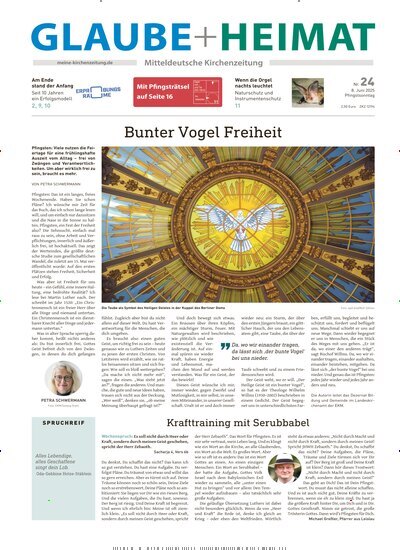 Titelbild der Ausgabe 24/2025 von Glaube + Heimat. Diese Zeitschrift und viele weitere Kunstmagazine und Kulturmagazine als Abo oder epaper bei United Kiosk online kaufen.