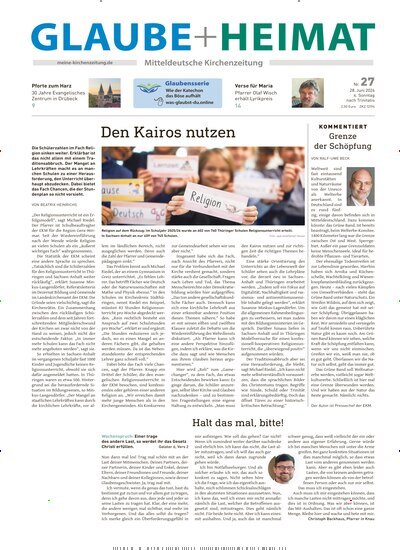 Titelbild der Ausgabe 27/2026 von Glaube + Heimat. Diese Zeitschrift und viele weitere Kunstmagazine und Kulturmagazine als Abo oder epaper bei United Kiosk online kaufen.