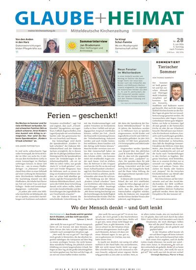 Titelbild der Ausgabe 28/2026 von Glaube + Heimat. Diese Zeitschrift und viele weitere Kunstmagazine und Kulturmagazine als Abo oder epaper bei United Kiosk online kaufen.
