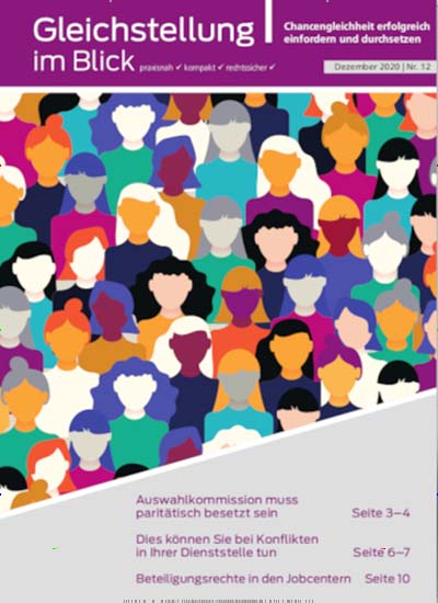 Titelbild der Ausgabe 1/2021 von Gleichstellung im Blick. Diese Zeitschrift und viele weitere Businessmagazine als Abo oder epaper bei United Kiosk online kaufen.