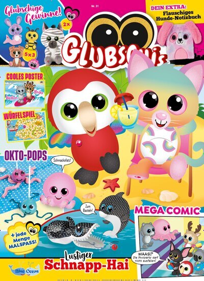 Titelbild der Ausgabe 31/2025 von Glubschis. Diese Zeitschrift und viele weitere Jugendzeitschriften und Kinderzeitschriften als Abo oder epaper bei United Kiosk online kaufen.