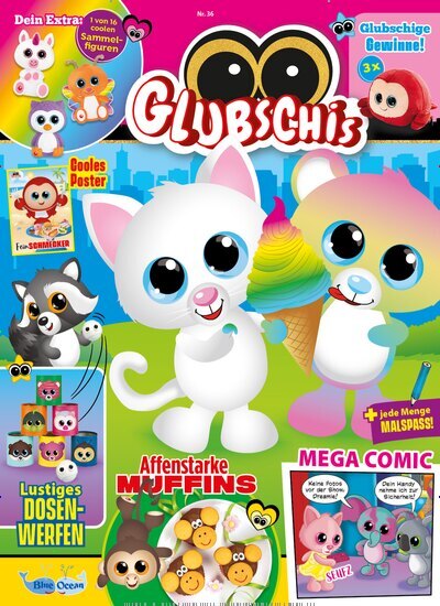 Titelbild der Ausgabe 36/2026 von Glubschis. Diese Zeitschrift und viele weitere Jugendzeitschriften und Kinderzeitschriften als Abo oder epaper bei United Kiosk online kaufen.