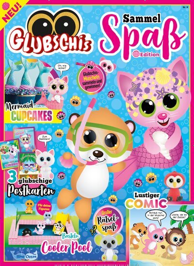 Titelbild der Ausgabe 9/2025 von Glubschis Sammelspaß. Diese Zeitschrift und viele weitere Jugendzeitschriften und Kinderzeitschriften als Abo oder epaper bei United Kiosk online kaufen.
