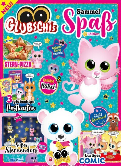 Titelbild der Ausgabe 12/2026 von Glubschis Sammelspaß. Diese Zeitschrift und viele weitere Jugendzeitschriften und Kinderzeitschriften als Abo oder epaper bei United Kiosk online kaufen.