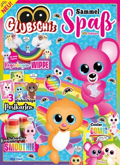 Titelbild der Ausgabe 14/2026 von Glubschis Sammelspaß. Diese Zeitschrift und viele weitere Jugendzeitschriften und Kinderzeitschriften als Abo oder epaper bei United Kiosk online kaufen.