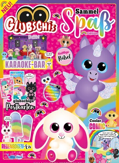 Titelbild der Ausgabe 15/2026 von Glubschis Sammelspaß. Diese Zeitschrift und viele weitere Jugendzeitschriften und Kinderzeitschriften als Abo oder epaper bei United Kiosk online kaufen.