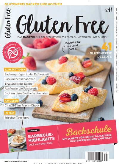 Titelbild der Ausgabe 41/2025 von Gluten Free. Diese Zeitschrift und viele weitere Kochzeitschriften und Backzeitschriften als Abo oder epaper bei United Kiosk online kaufen.