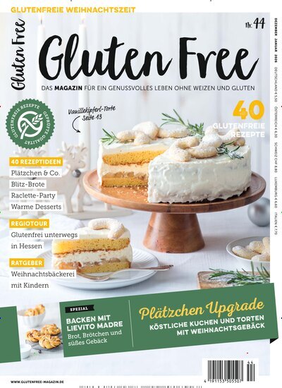 Titelbild der Ausgabe 44/2025 von Gluten Free. Diese Zeitschrift und viele weitere Kochzeitschriften und Backzeitschriften als Abo oder epaper bei United Kiosk online kaufen.